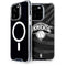 NBA New York Knicks Black Animal Print iPhone 15 Pro MagSafe Case